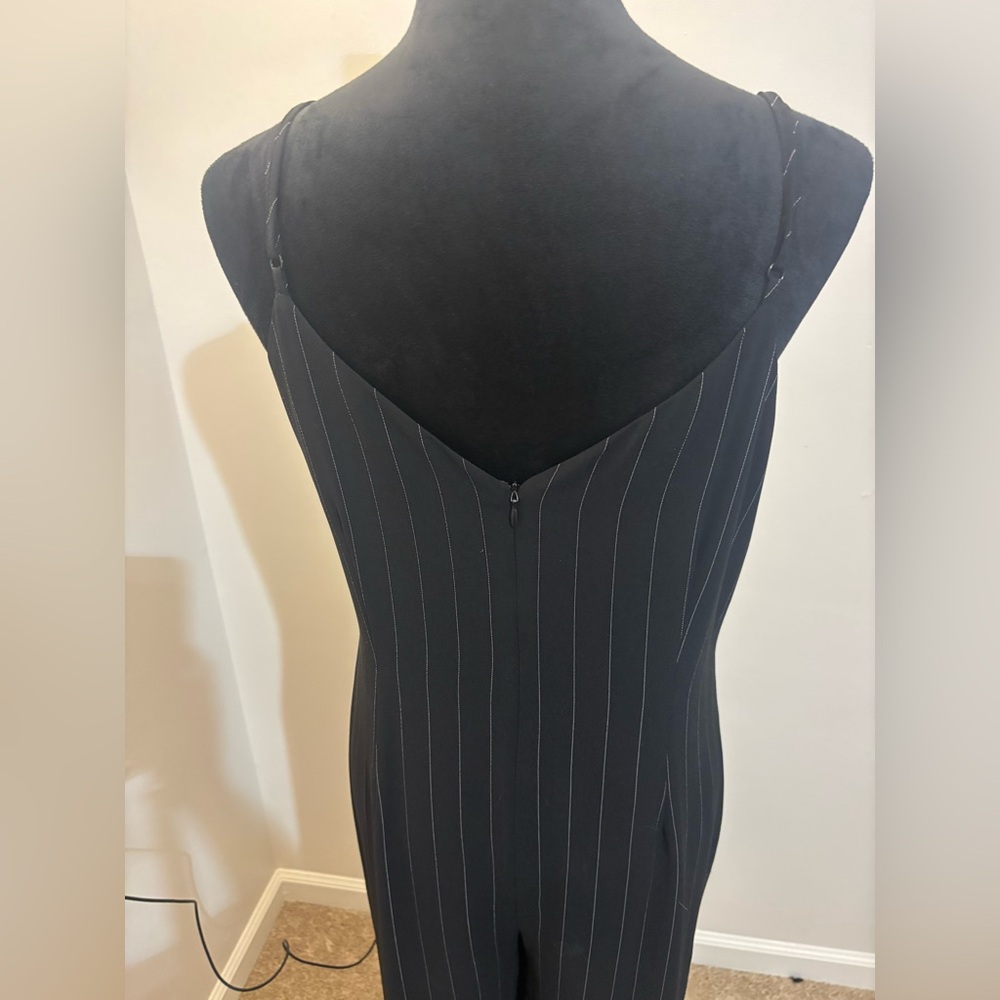 CUPCAKES AND CASHMERE Womens Back V-neck Spaghetti Strap V Neck Cropped Jumpsuit - Picture 5 of 14